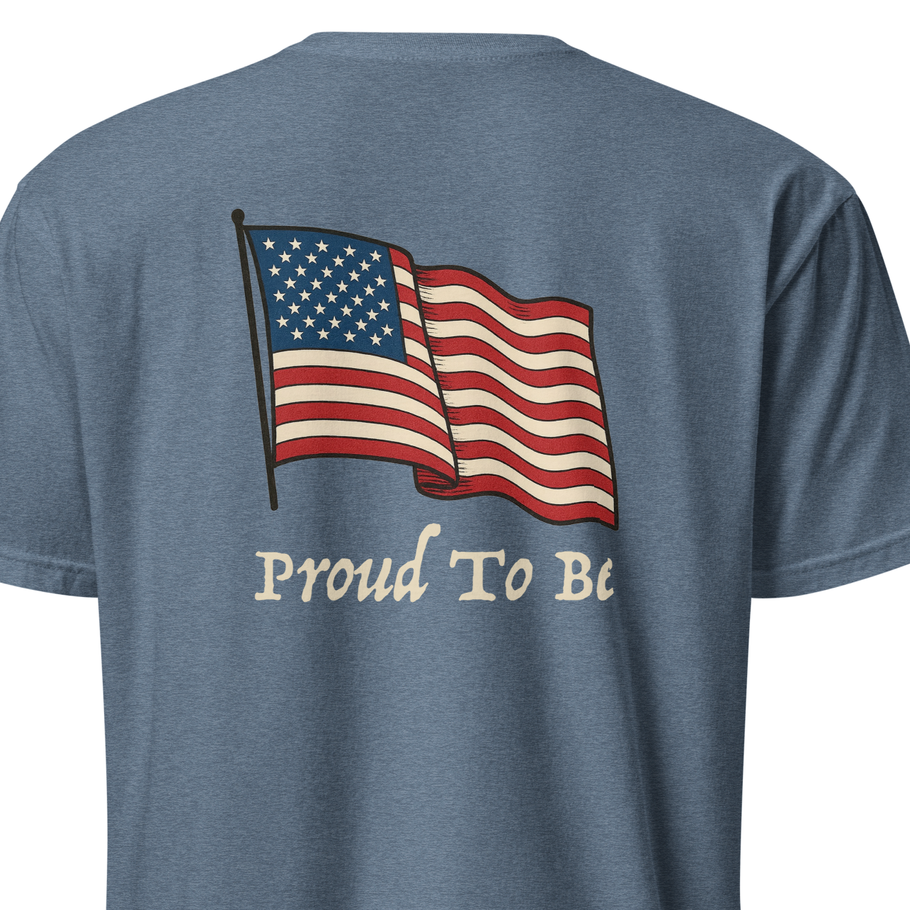 "Proud To Be" American Flag Tee
