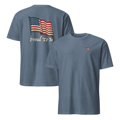 "Proud To Be" American Flag Tee