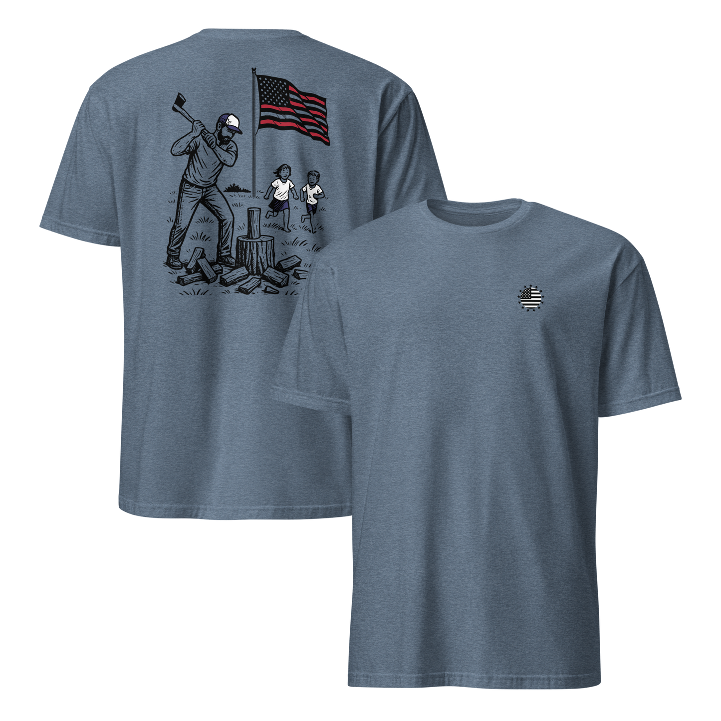 Chopping Wood w/ the Kids T-shirt