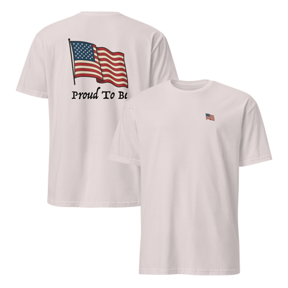 "Proud To Be" American Flag Tee