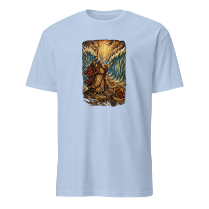 Moses Parts the Sea Full Color Linocut T-Shirt