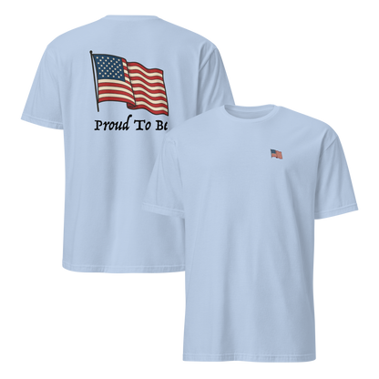 "Proud To Be" American Flag Tee