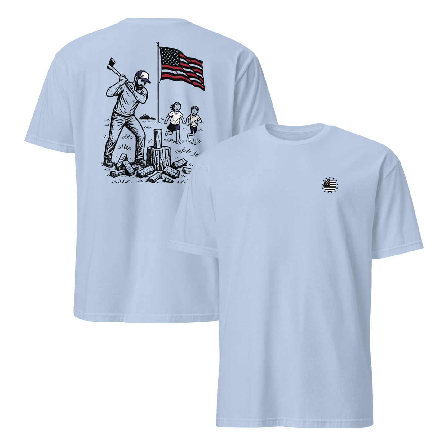 Chopping Wood w/ the Kids T-shirt