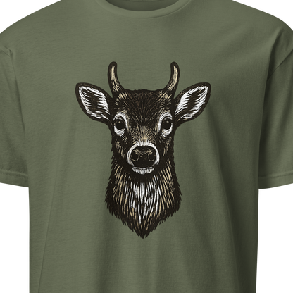 Vintage Deer Head Buck - T-Shirt