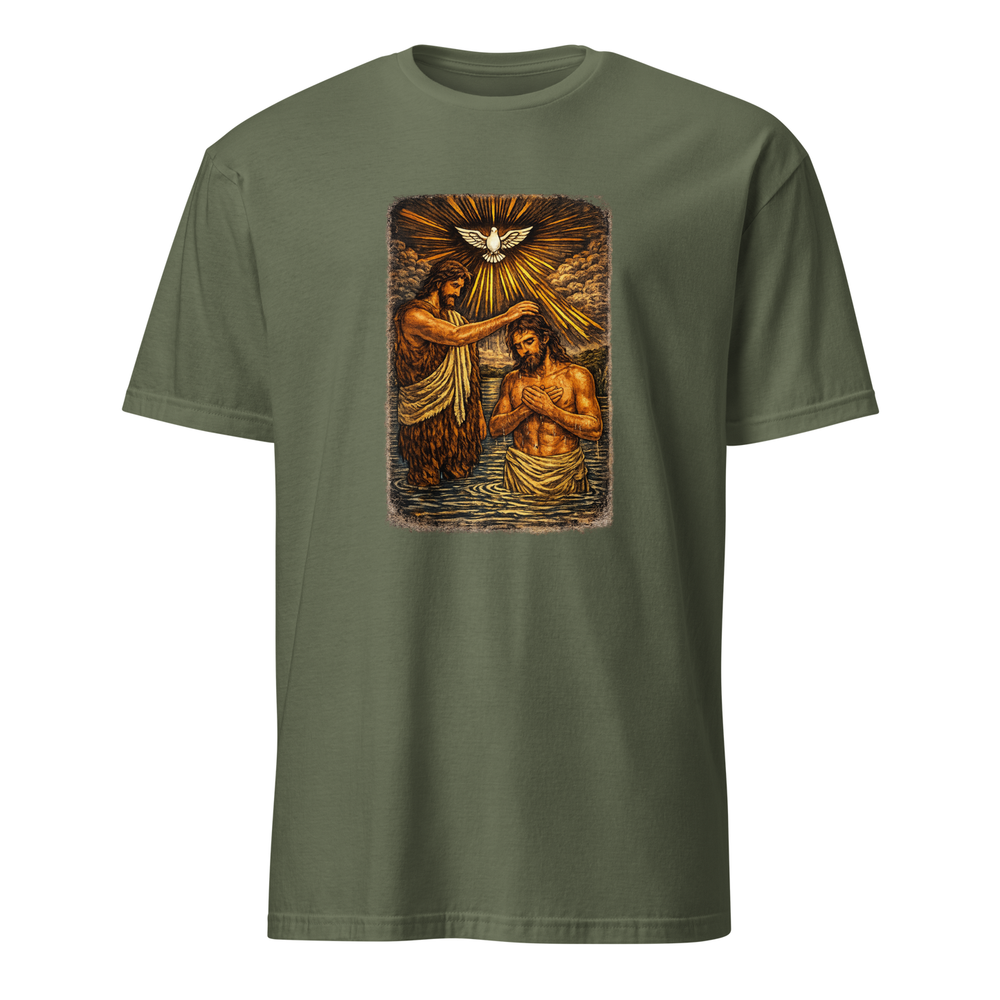 On the Jordan Full Color Linocut T-Shirt