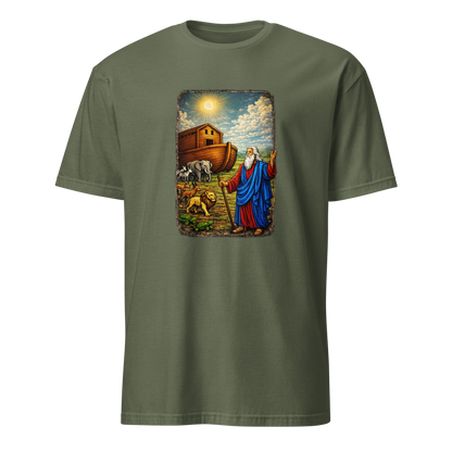 Noah's Ark Full Color Linocut T-Shirt