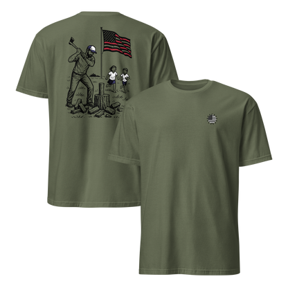 Chopping Wood w/ the Kids T-shirt