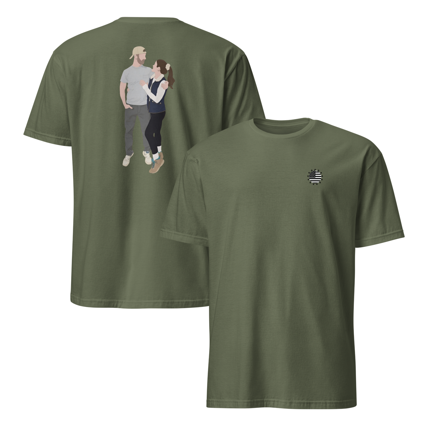 Classic American Couple T-Shirt