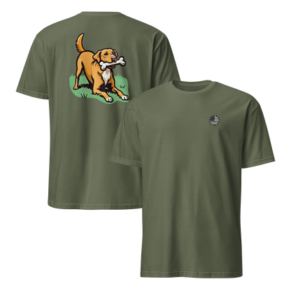 Playful Dog Print T-Shirt