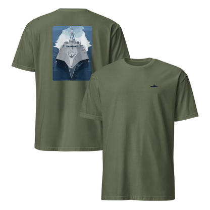 USS Oakland Modern Print T-Shirt
