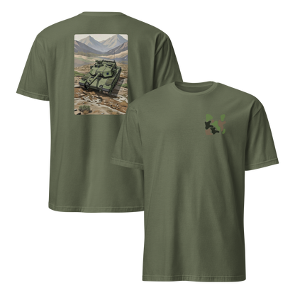 M1E3 Abrams Tank Modern Print T-Shirt