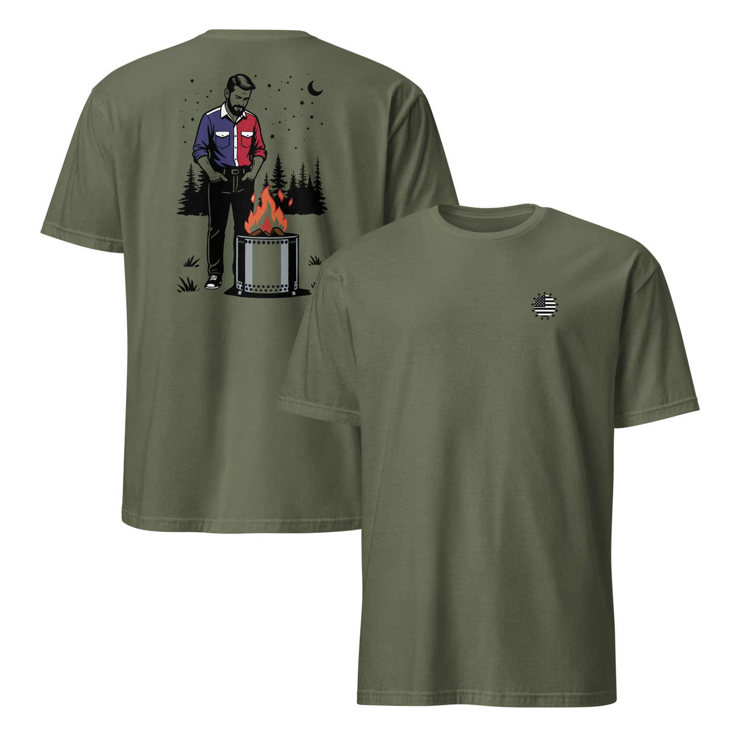 Deep Thoughts & Fire USA Classic T-shirt