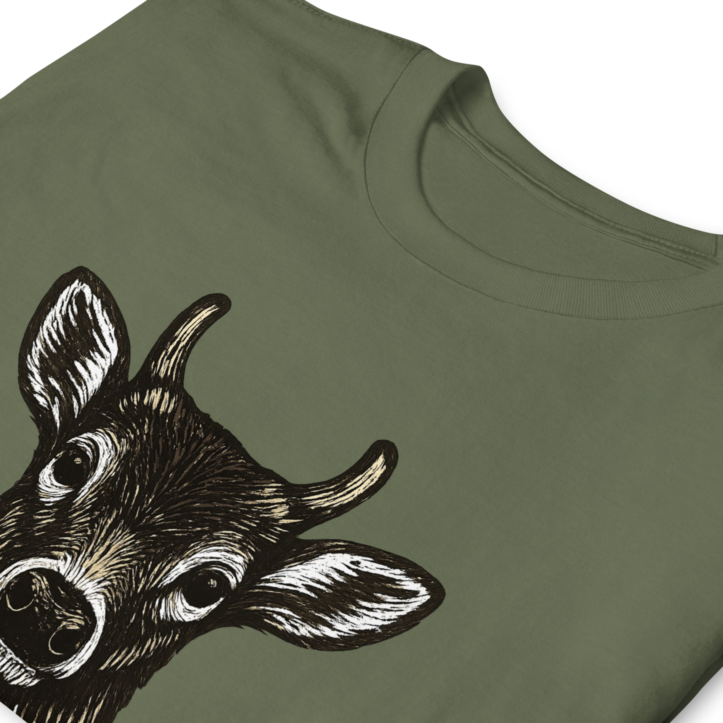 Vintage Deer Head Buck - T-Shirt