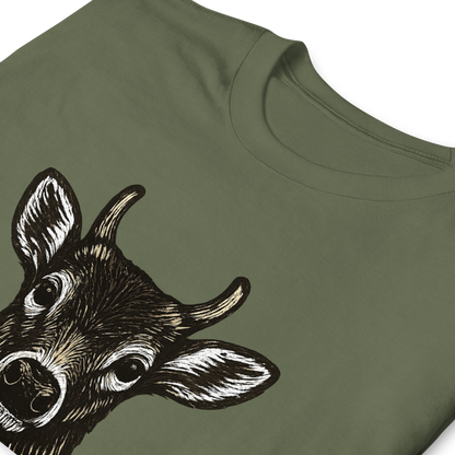 Vintage Deer Head Buck - T-Shirt
