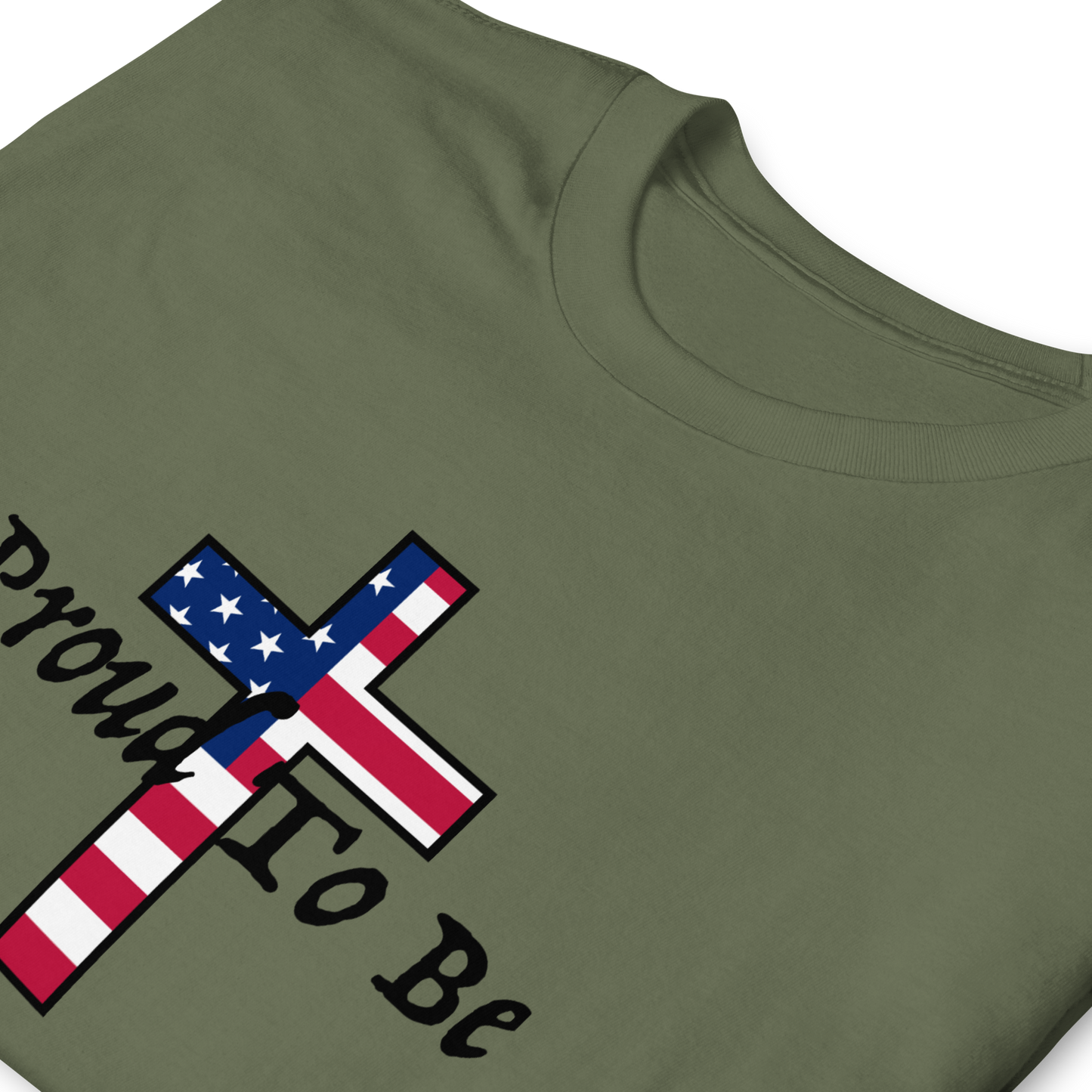 "Proud To Be" American Cross T-Shirt