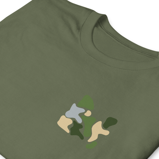 Apache Helicopter Modern Print T-Shirt