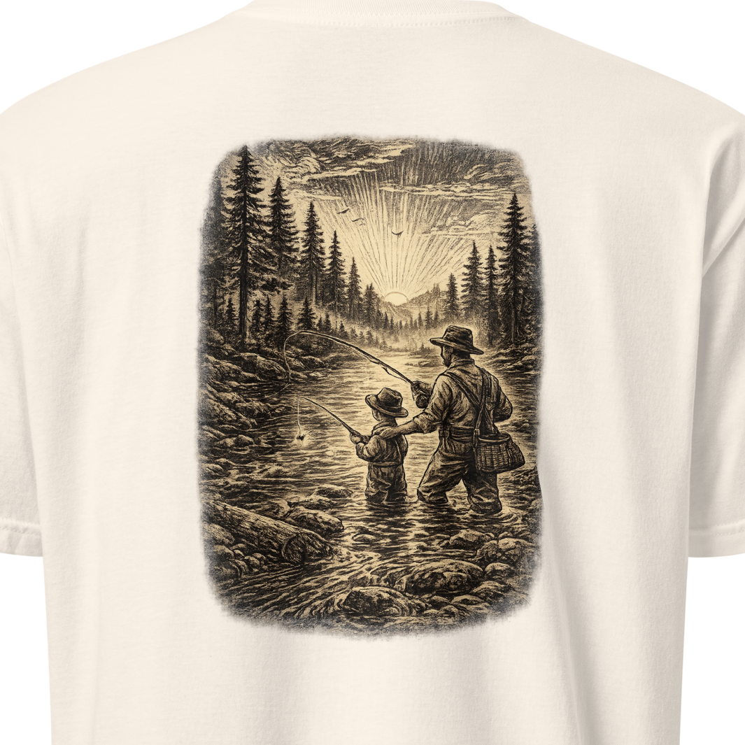 Fishing with Dad Vintage T-Shirt
