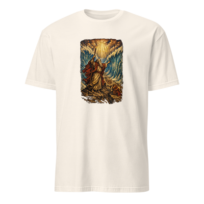 Moses Parts the Sea Full Color Linocut T-Shirt