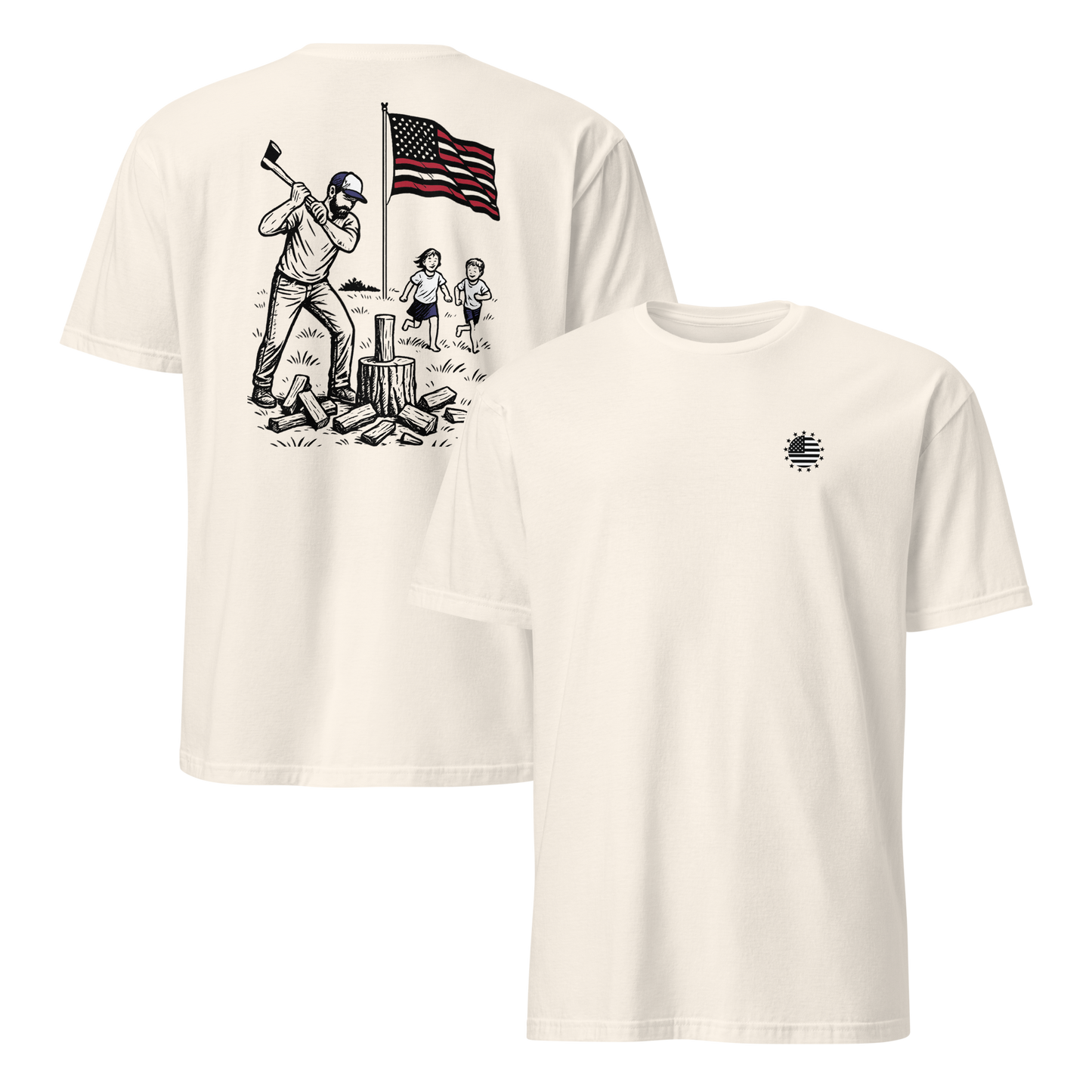 Chopping Wood w/ the Kids T-shirt