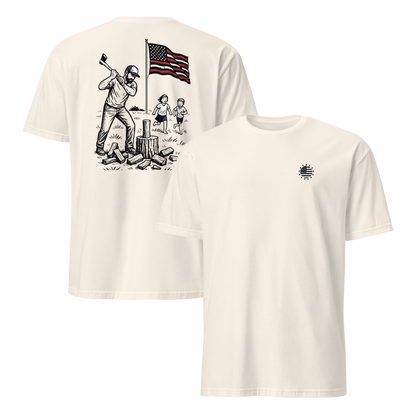 Chopping Wood w/ the Kids T-shirt