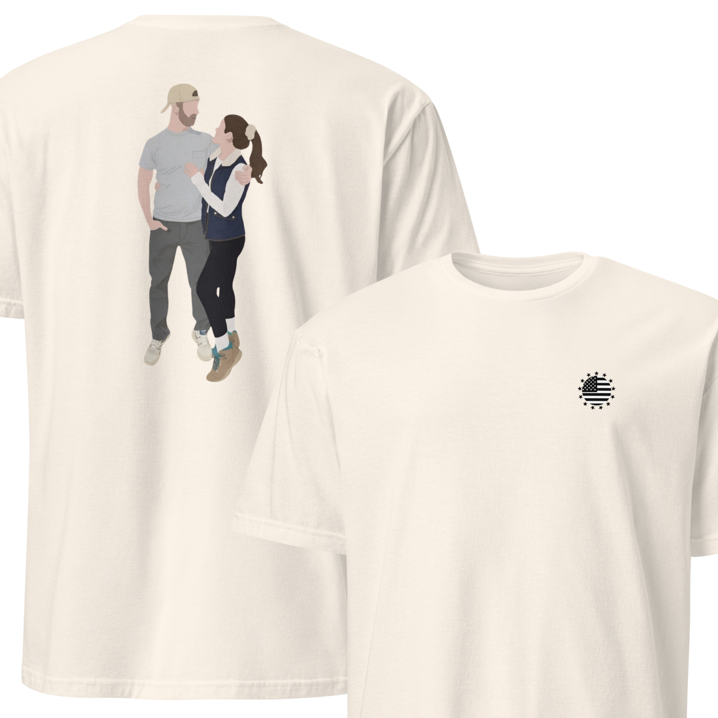 Classic American Couple T-Shirt