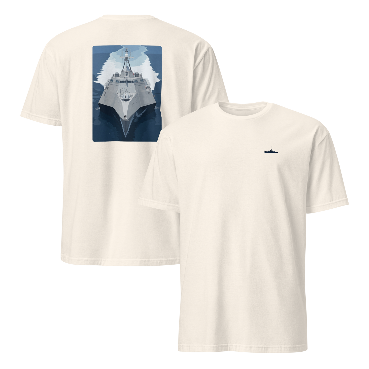 USS Oakland Modern Print T-Shirt