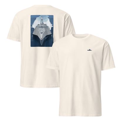 USS Oakland Modern Print T-Shirt