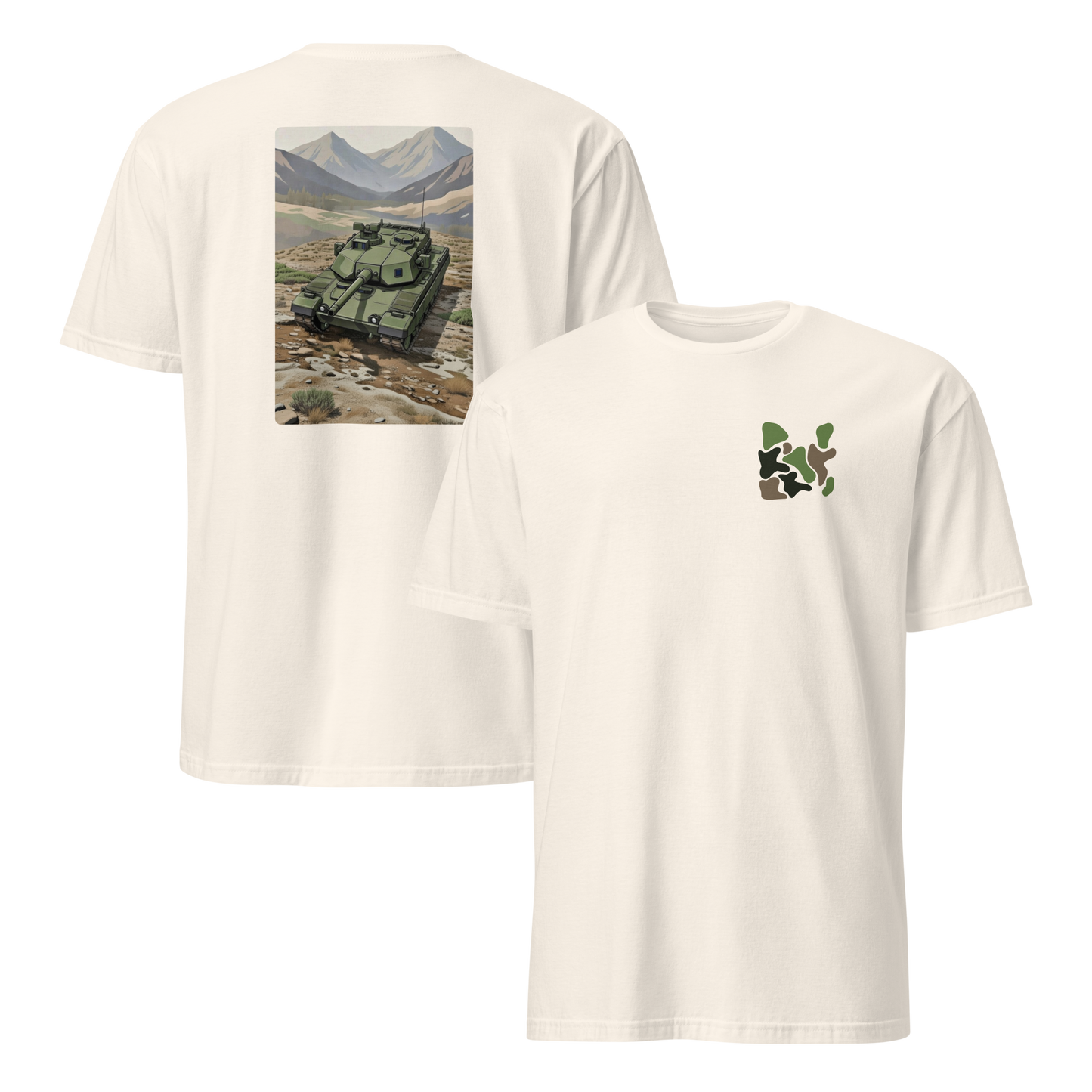 M1E3 Abrams Tank Modern Print T-Shirt