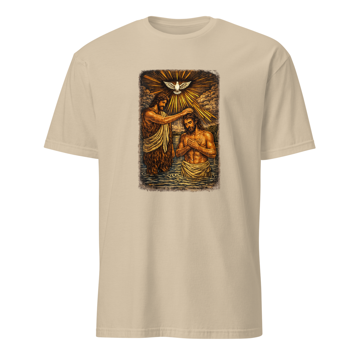 On the Jordan Full Color Linocut T-Shirt