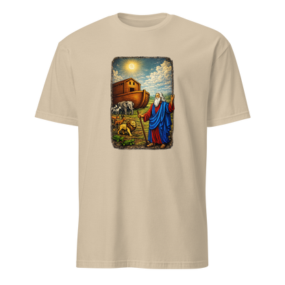 Noah's Ark Full Color Linocut T-Shirt