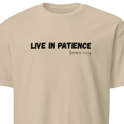Men's "Live in Patience"
