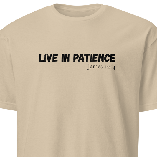 Men's "Live in Patience"