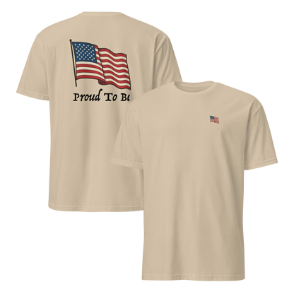 "Proud To Be" American Flag Tee