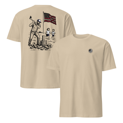 Chopping Wood w/ the Kids T-shirt
