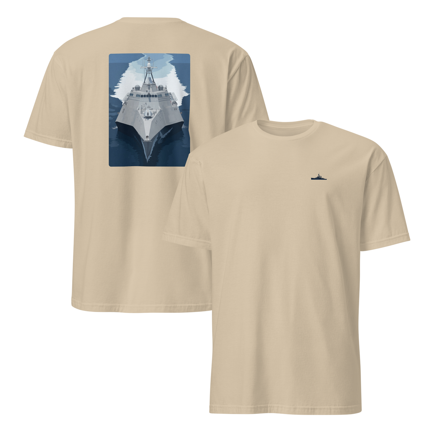 USS Oakland Modern Print T-Shirt