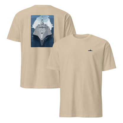 USS Oakland Modern Print T-Shirt