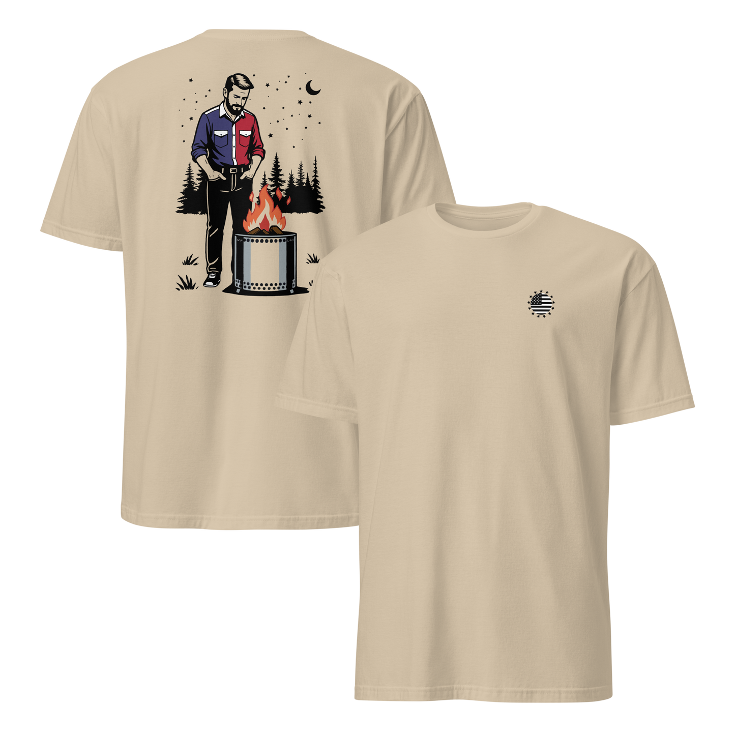 Deep Thoughts & Fire USA Classic T-shirt