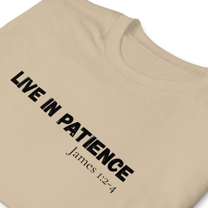Men's "Live in Patience"