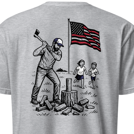 Chopping Wood w/ the Kids T-shirt