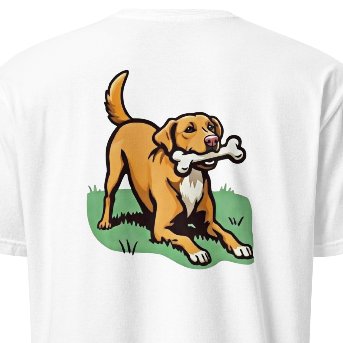 Playful Dog Print T-Shirt