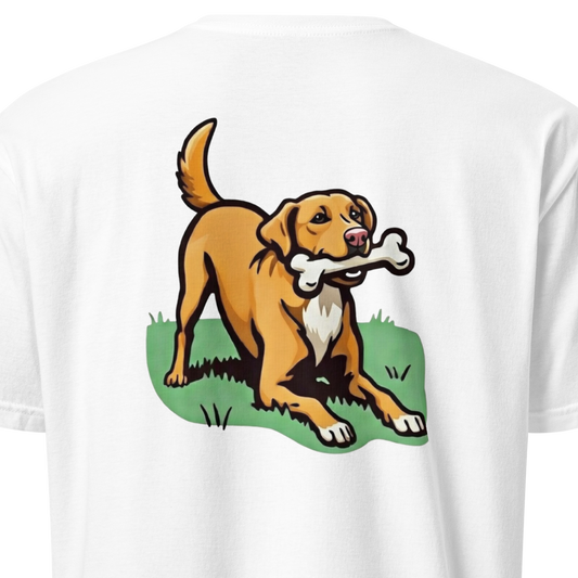 Playful Dog Print T-Shirt