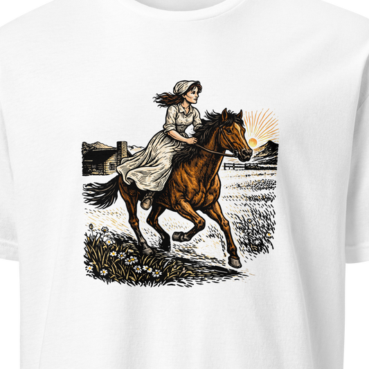 Girl on the Prairie Vintage T-Shirt