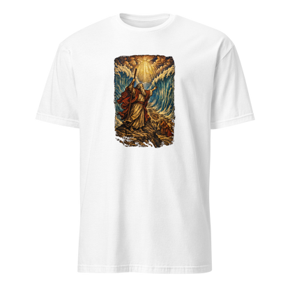 Moses Parts the Sea Full Color Linocut T-Shirt