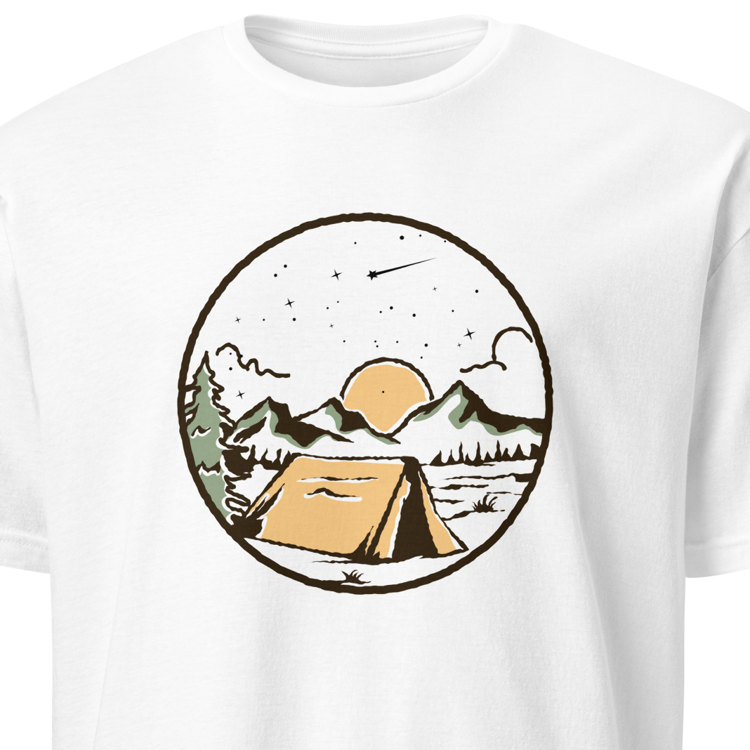 Camping & Night Sky T-Shirt