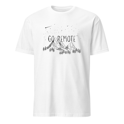 "Go Remote"  Mountains & Stars T-Shirt