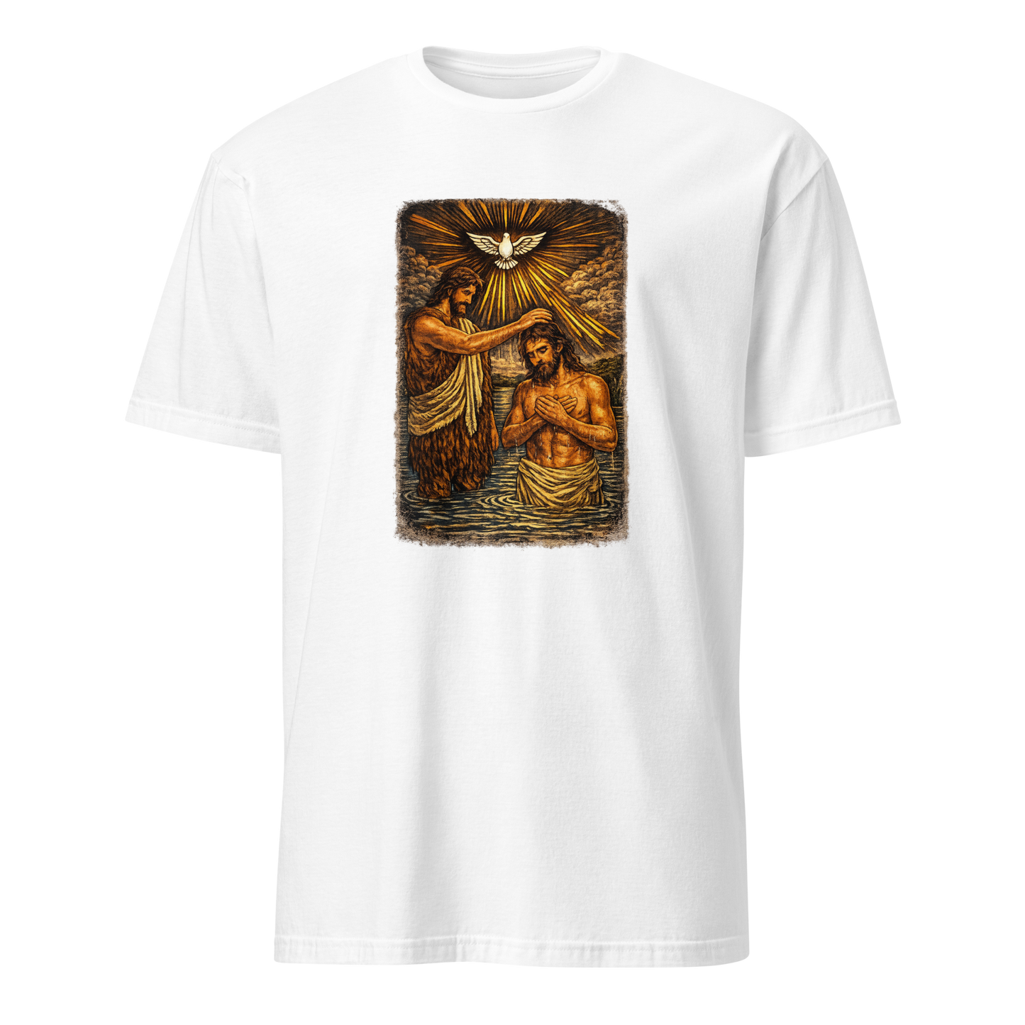 On the Jordan Full Color Linocut T-Shirt