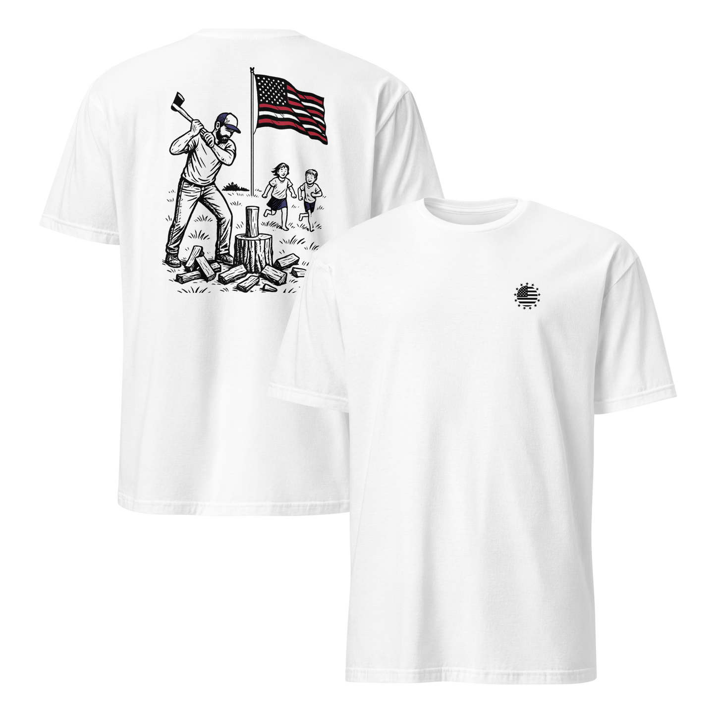 Chopping Wood w/ the Kids T-shirt