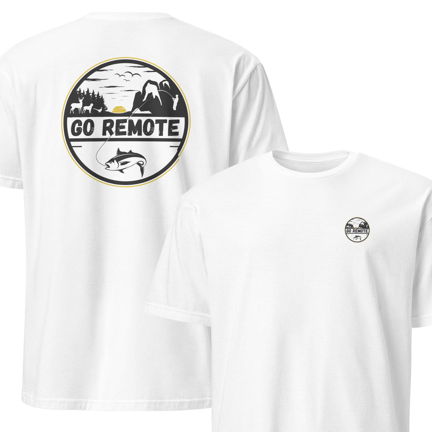 "Go Remote" Fishing/Adventure T-Shirt
