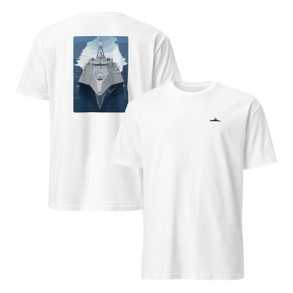 USS Oakland Modern Print T-Shirt