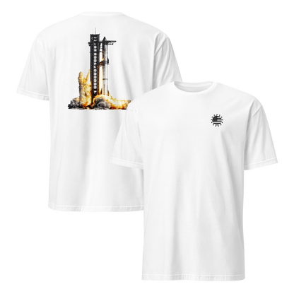 Starship Launch Modern Print T-shirt